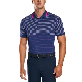 2 TONE STRIPE POLO BLUEPRINT