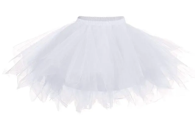 2018 Tulle Skirts Womens High Quality Elastic Stretchy Tulle Teen Layers Summer Womens Adult Tutu Skirt  Pleated Mini Skirts