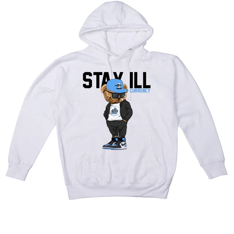 Air Jordan 1 "UNC Toe" | illcurrency White T-Shirt (Stay ill Bear)