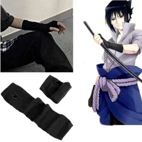 Anime Glove Uchiha Sasuke Hatake Kakashi Cosplay Man Women Block Keep Warm Cuff Mitten