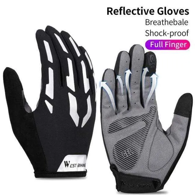 Anti Slip Gel Pad Bicycle Gloves Gel Pad Short Half Finger Cycling Gloves Breathable Outdoor Sports Men MTB Bikes Gloves