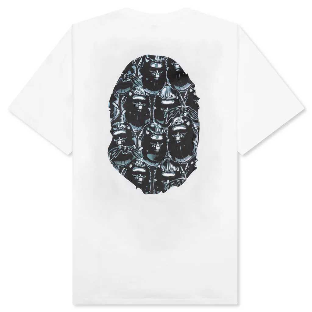 Ape Head Graffiti Big Ape Head Tee - White/Black