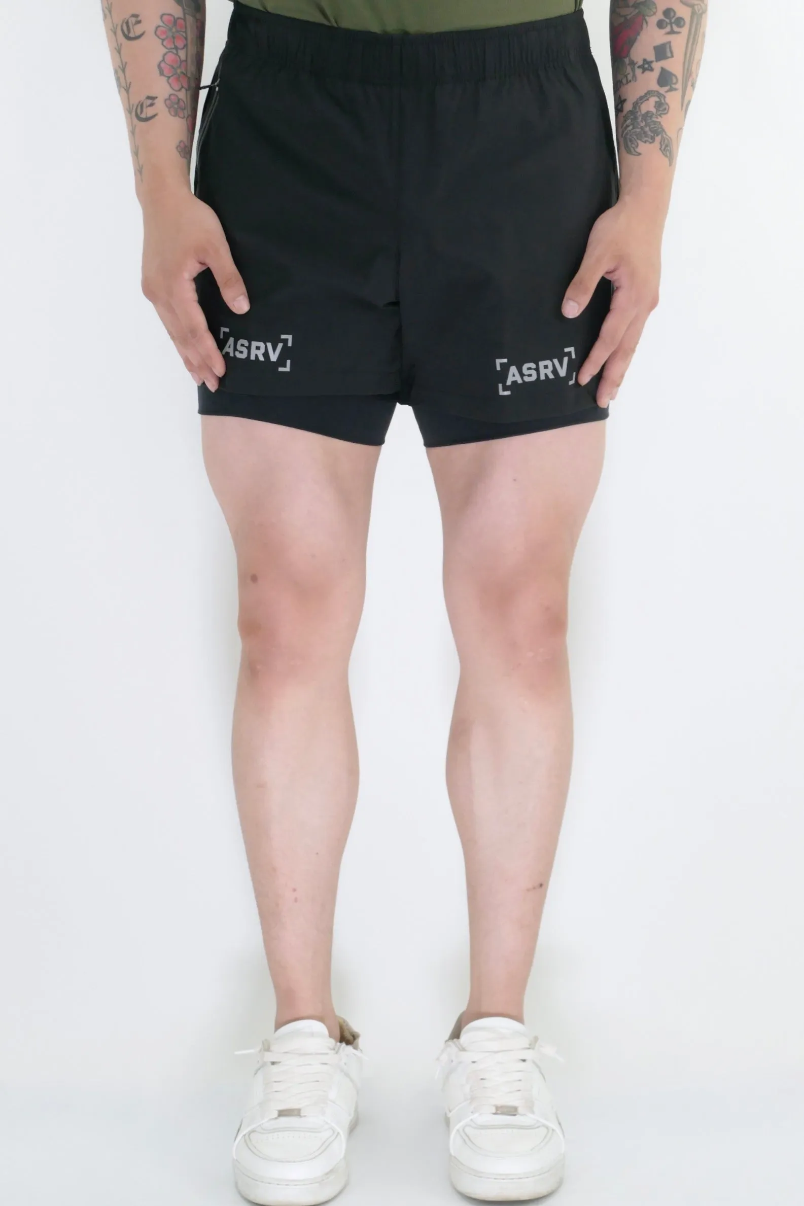 ASRV Ripstop 5" Liner Shorts - Black