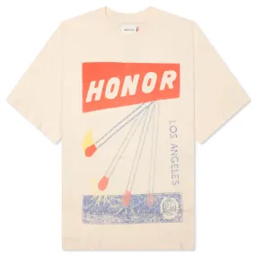 B-Summer HTG Match Box S/S Tee - White