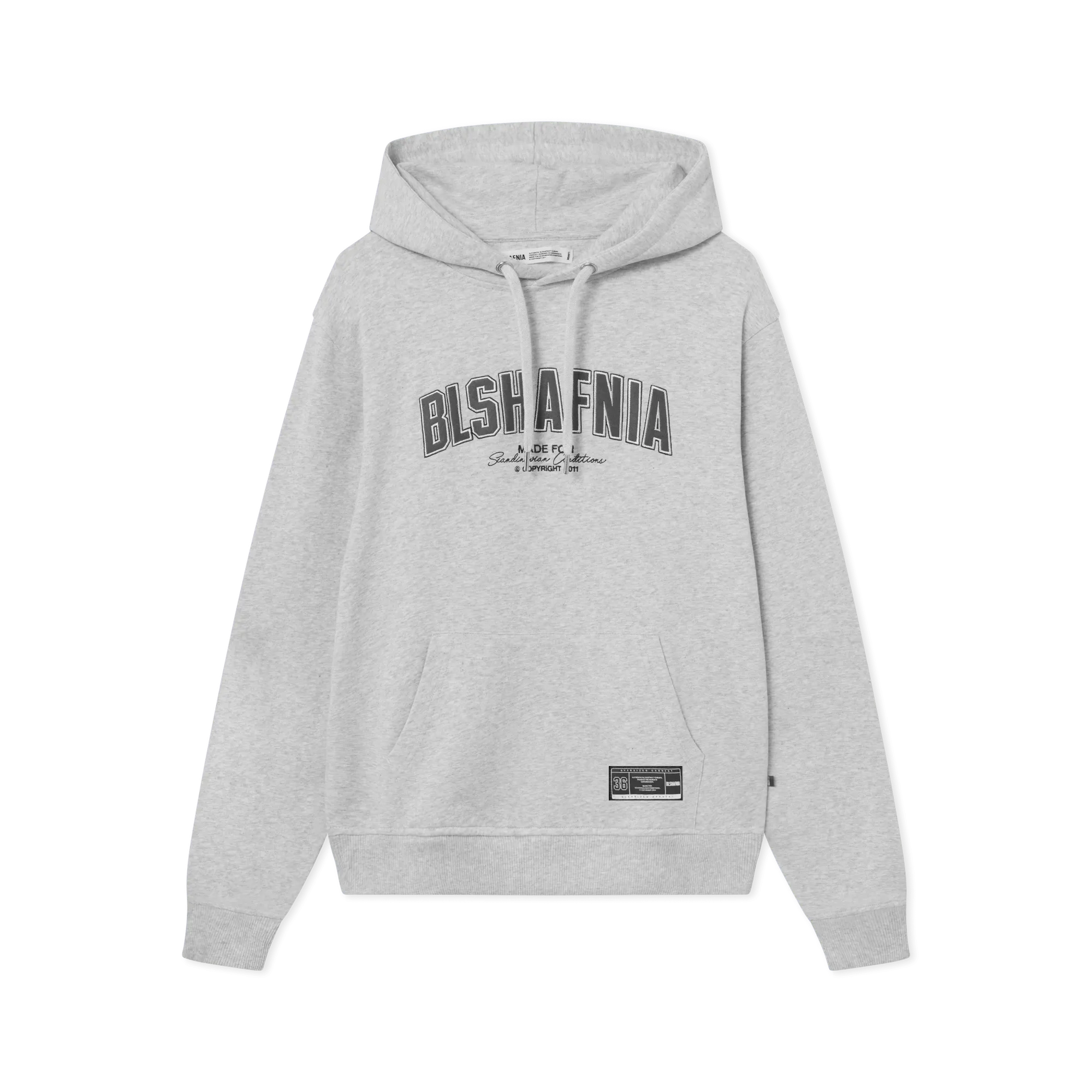 Backstage College Hoodie - Grey Melange