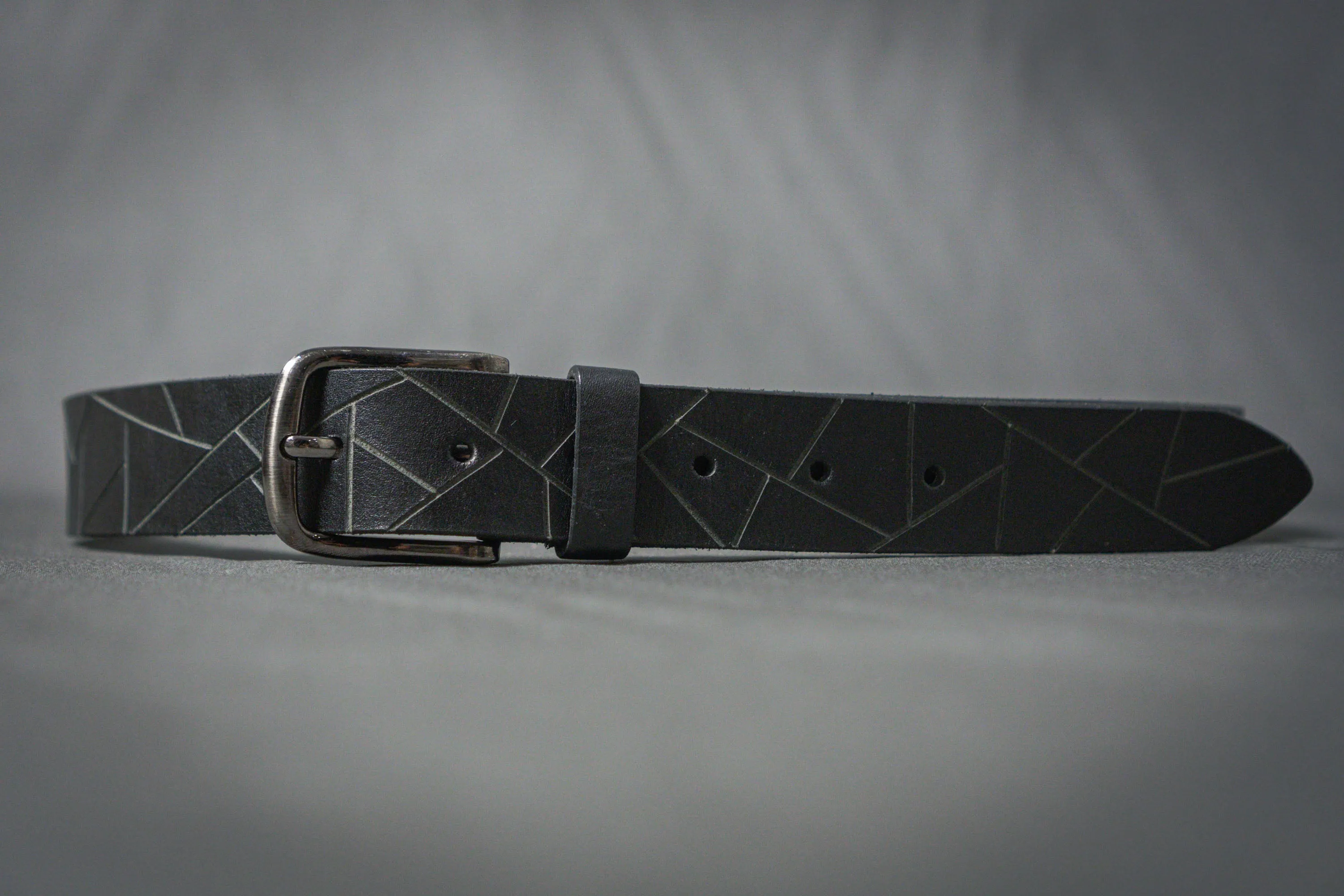 Black Leather Belt 38mm/43mm | Men Women | Handcrafted | Personalization Available