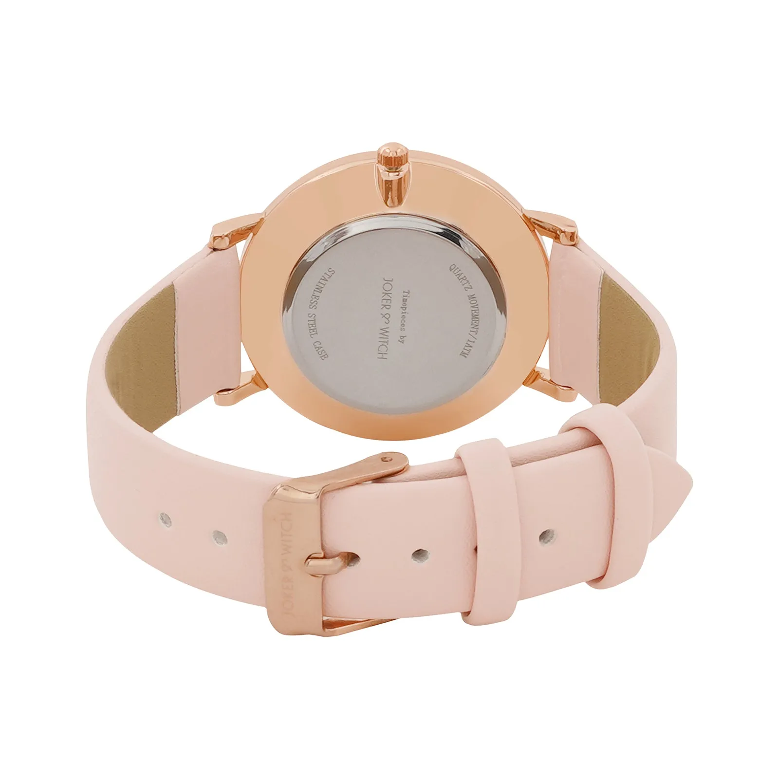 Blissful Pink PU Strap Watch