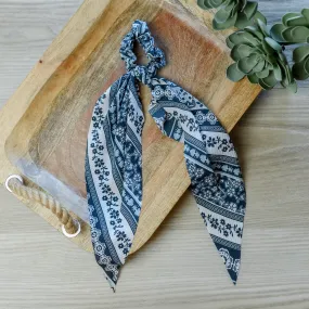 Blue Garden Hair Scarf