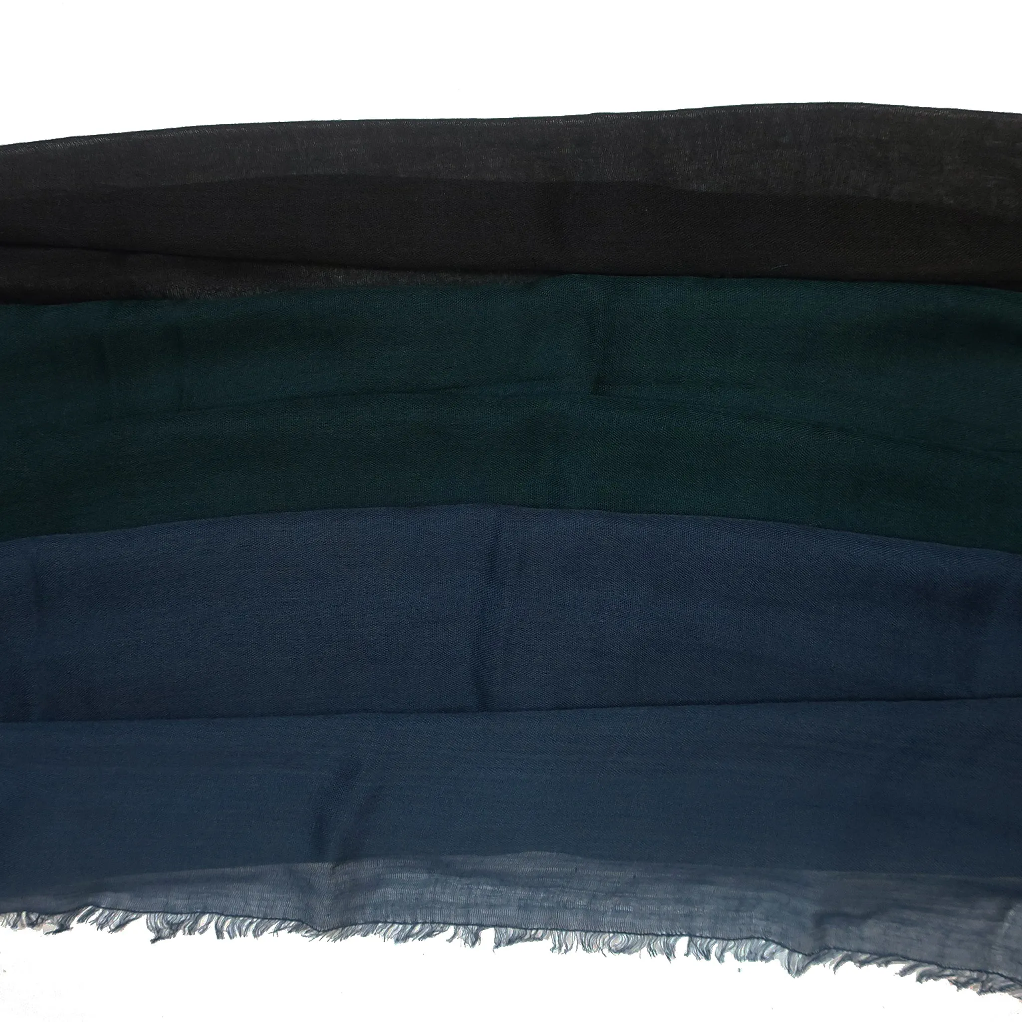 Blue Pacific Dream Cashmere and Silk Scarf in Blue and Teal 47 x 37