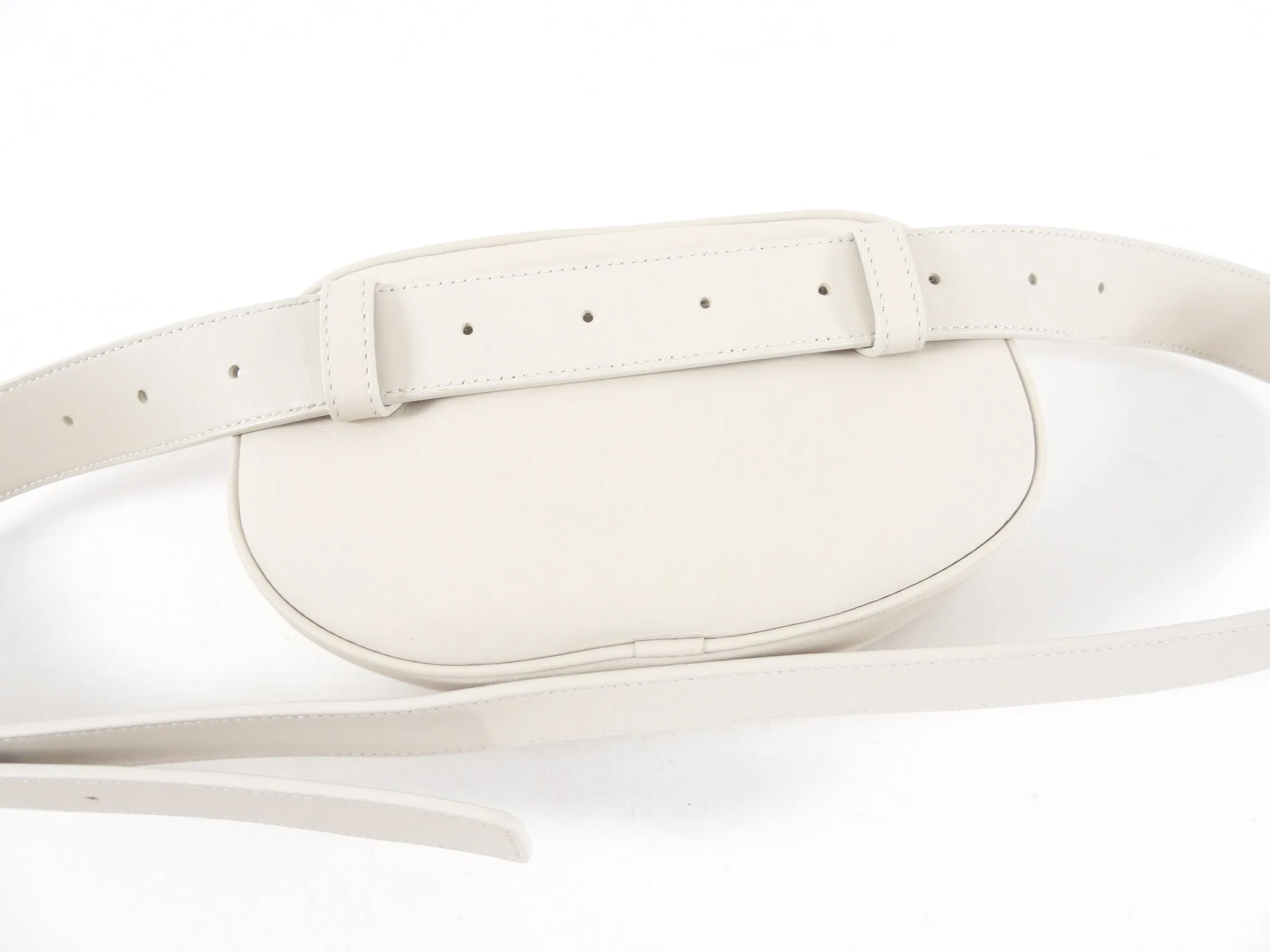 Bottega Veneta Ivory Intrecciato Leather Belt Bag