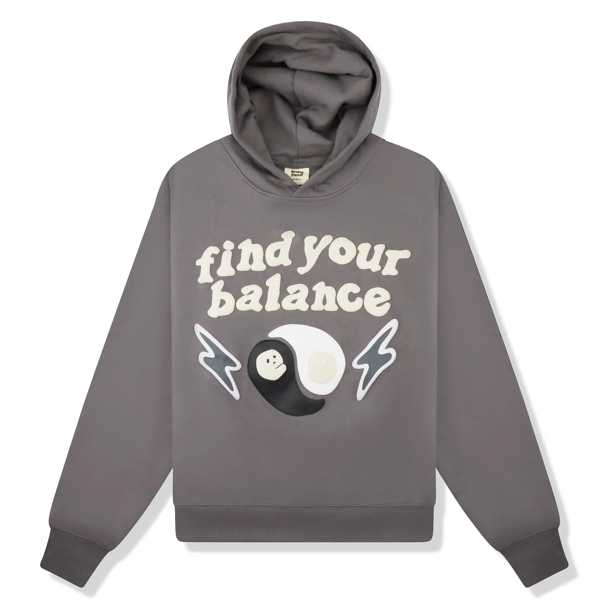 Broken Planet Find Your Balance Hoodie Soot Grey