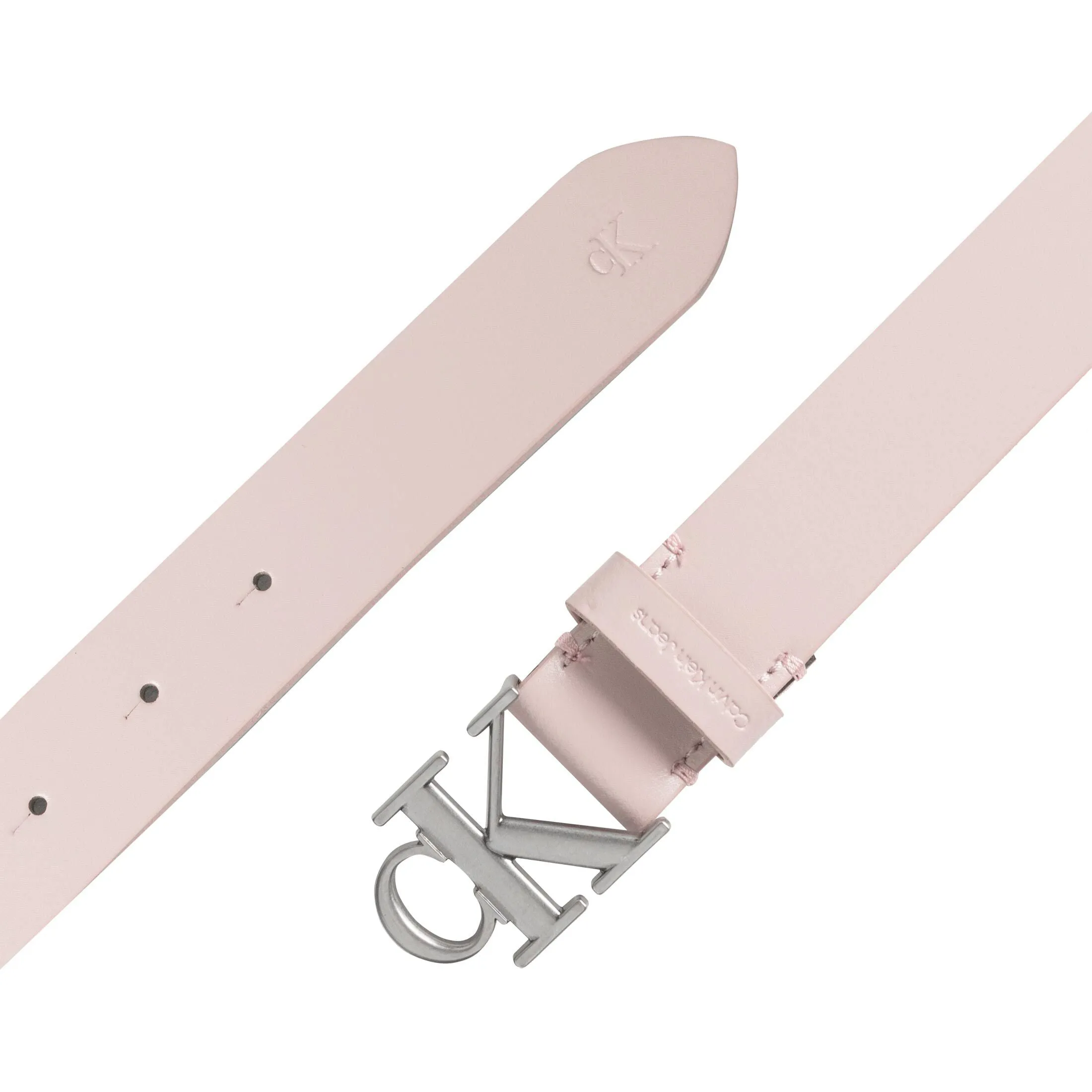 CALVIN KLEIN - MONO HARDWARE BELT PINK