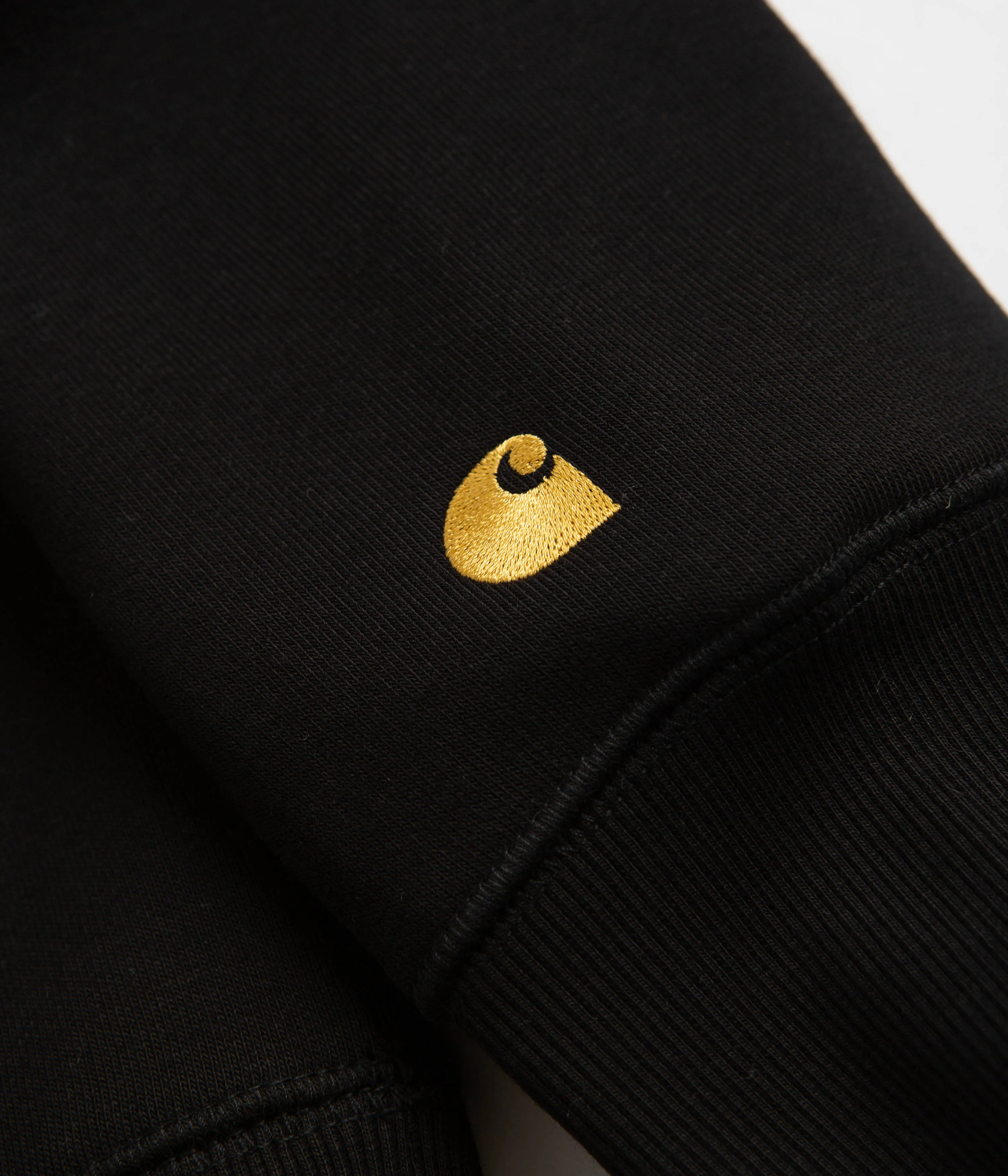 Carhartt Chase Hoodie - Black / Gold