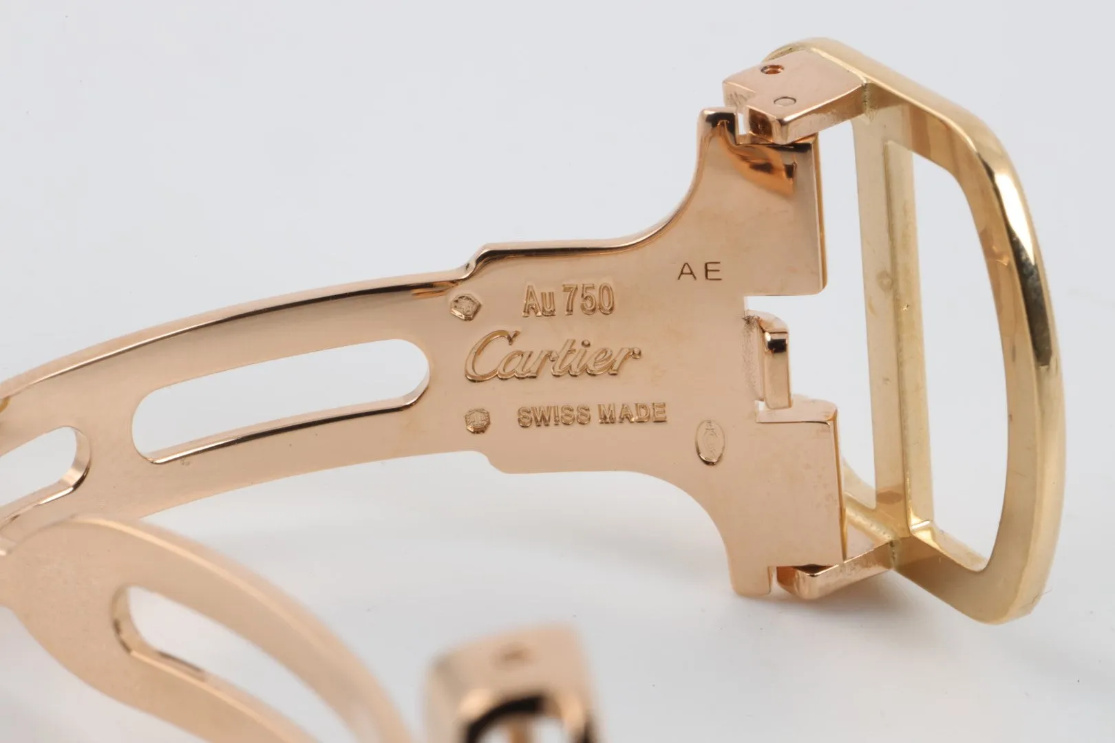 Cartier 18k Rose Gold Watch Buckle (16.14g.)