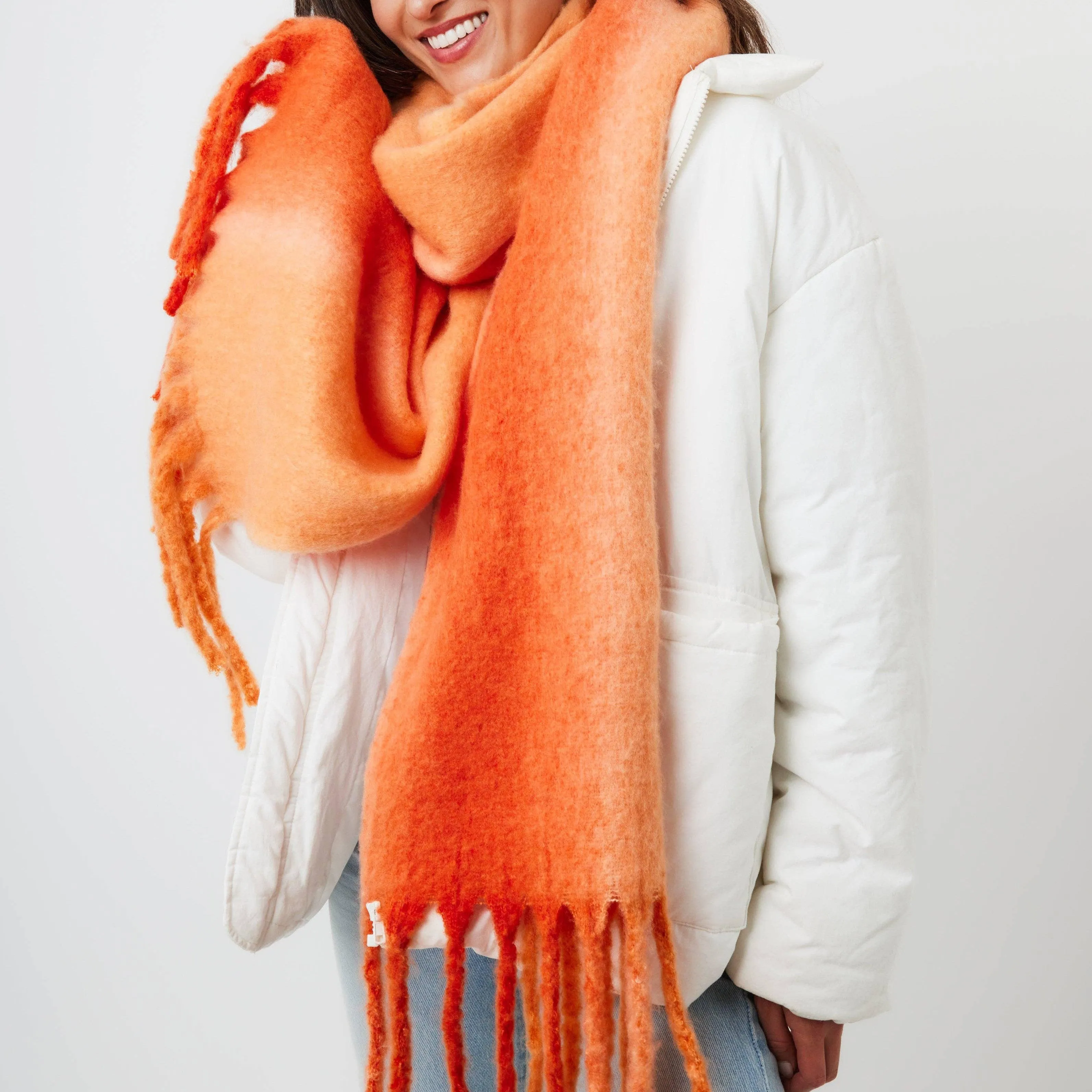 Chunky Scarf - Orange