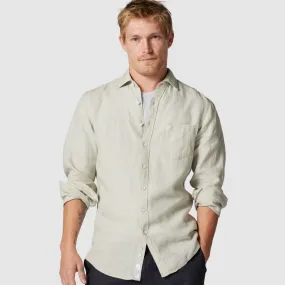 Coromandel LInen Sports Fit Shirt - Flax