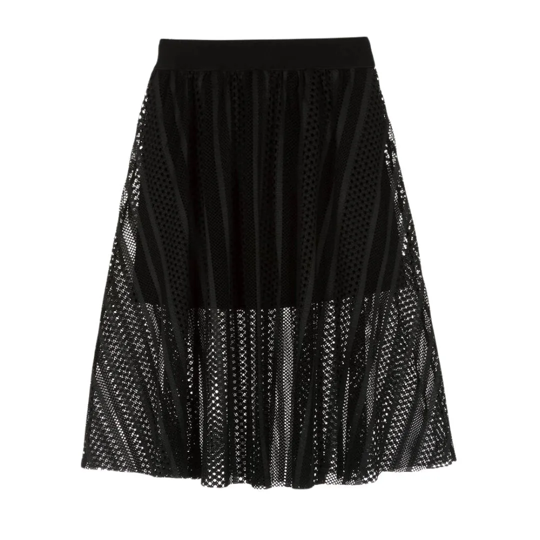 Dkny Skirt Logo Black