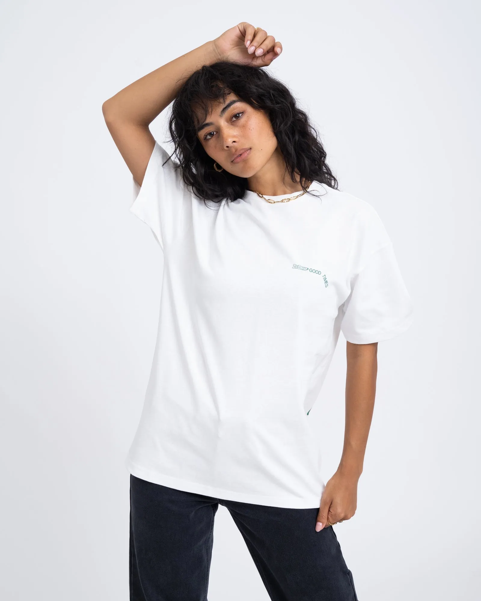 Dr. Denim Trooper Tee Off White Peace