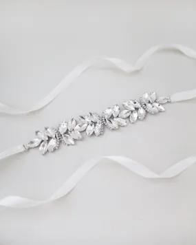 Embellished Butterfly Wedding Sash