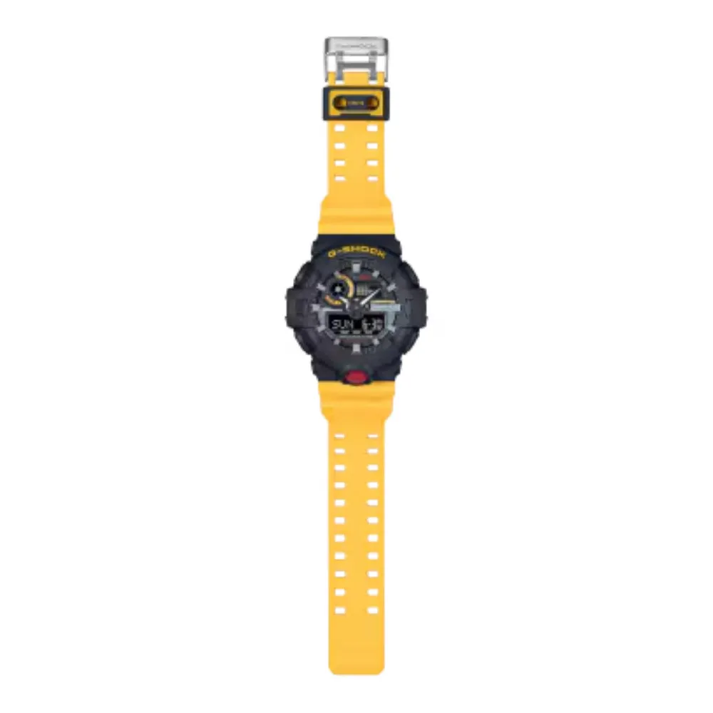 G-Shock Analog-Digital GA-700 Series, Yellow and Black GA700MT-1A9