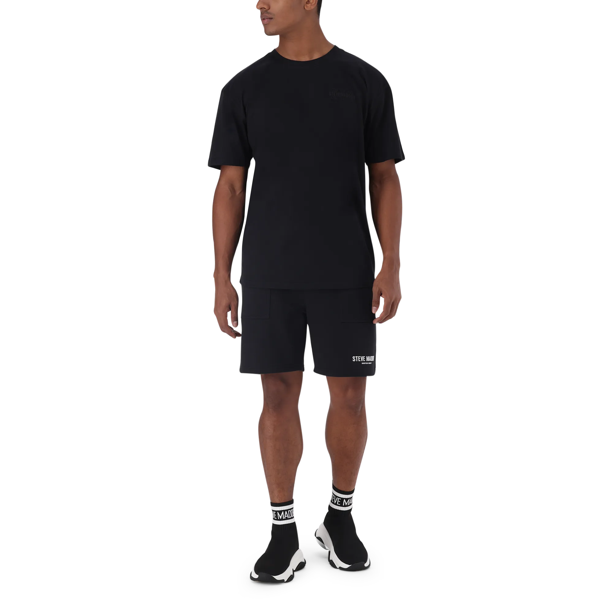 GRAYSON BLACK BOXY LOGO T-SHIRT