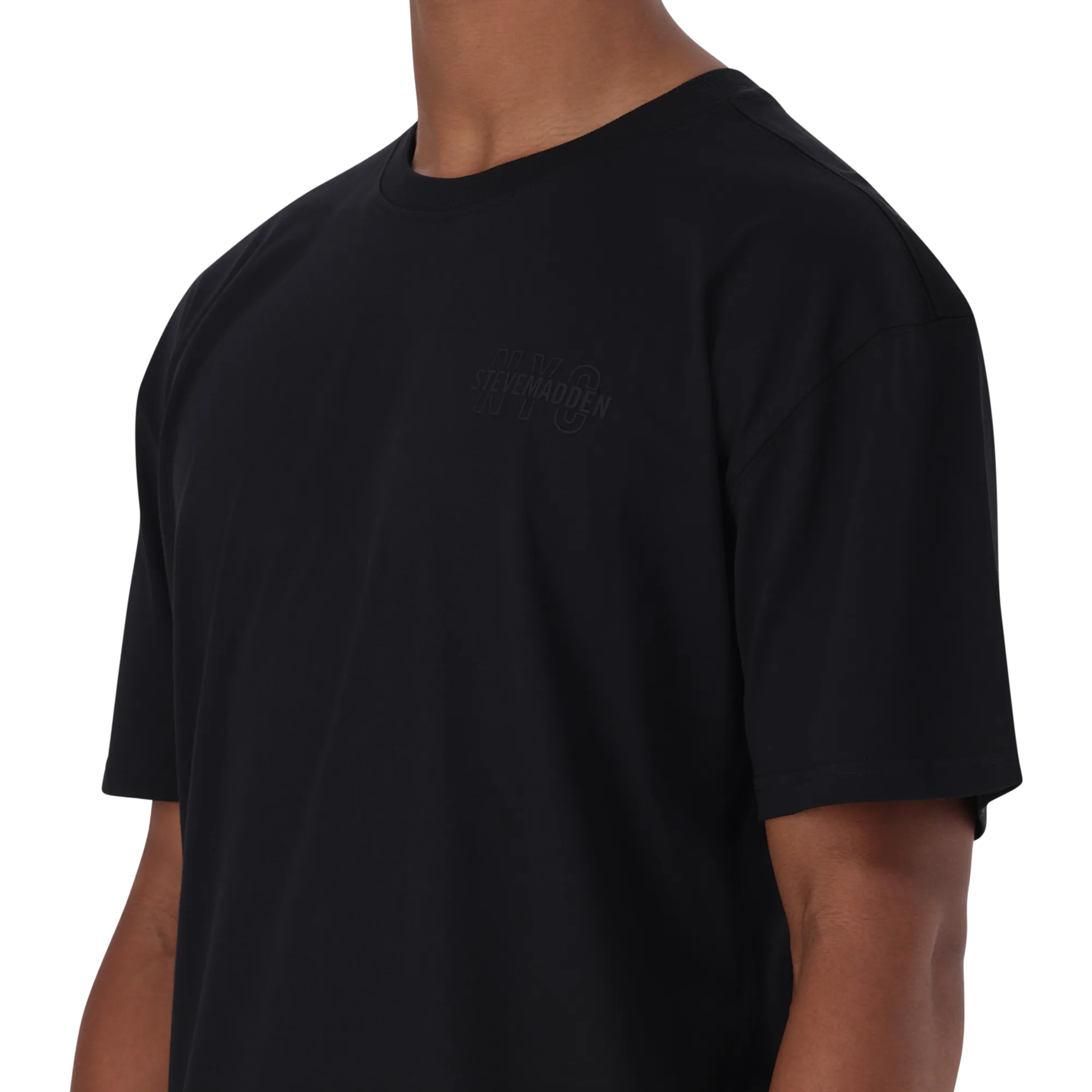 GRAYSON BLACK BOXY LOGO T-SHIRT