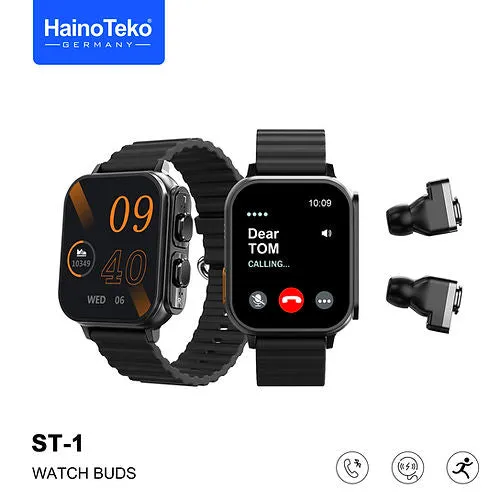 Haino Teko Watch Buds ST-1 with AMOLED Display (Watch   Earbuds)