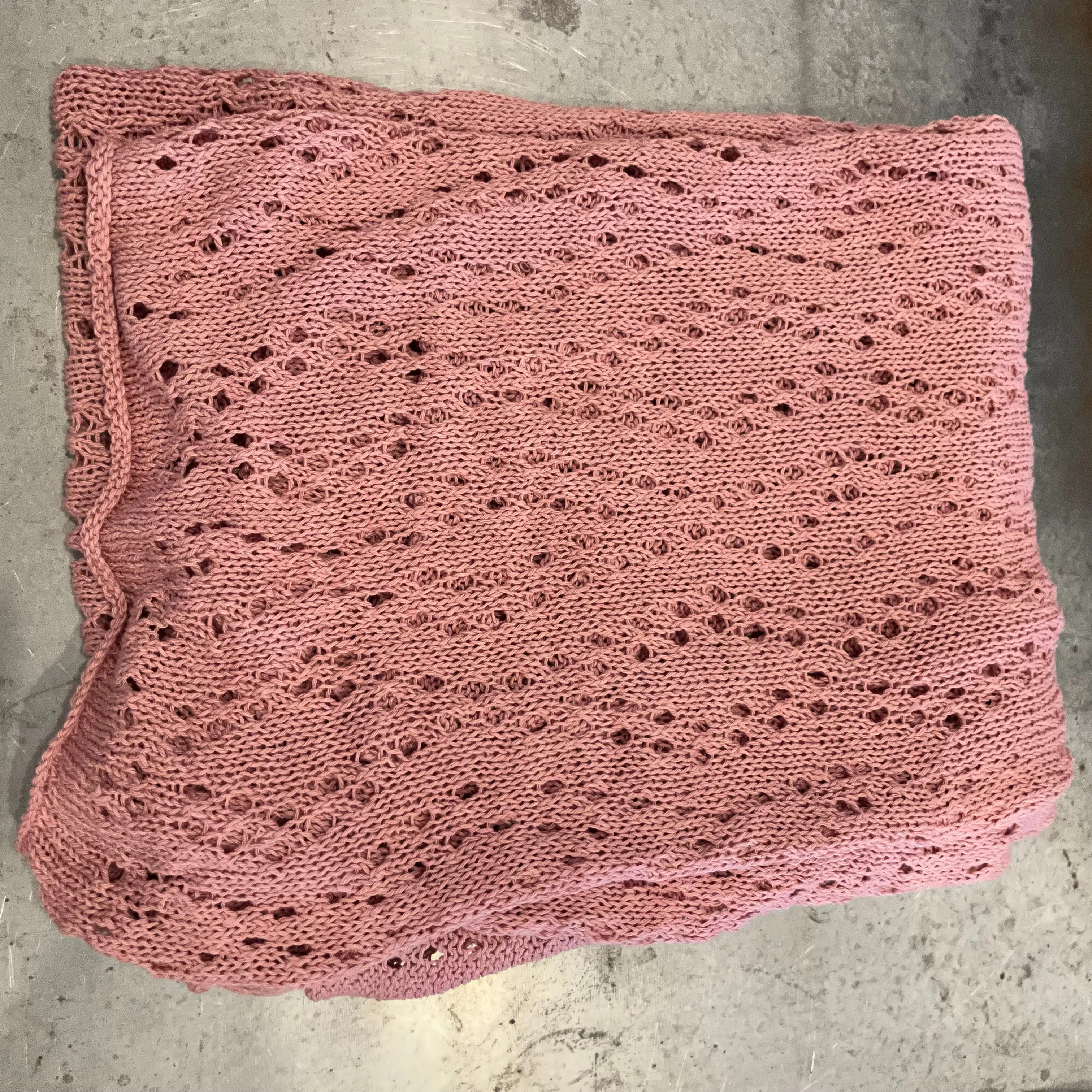 Handmade AuroKnits Crochet Silk Poncho