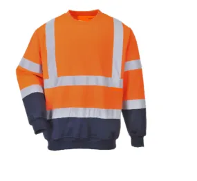 Hi Vis Two Tone Sweatshirt EN ISO 20471