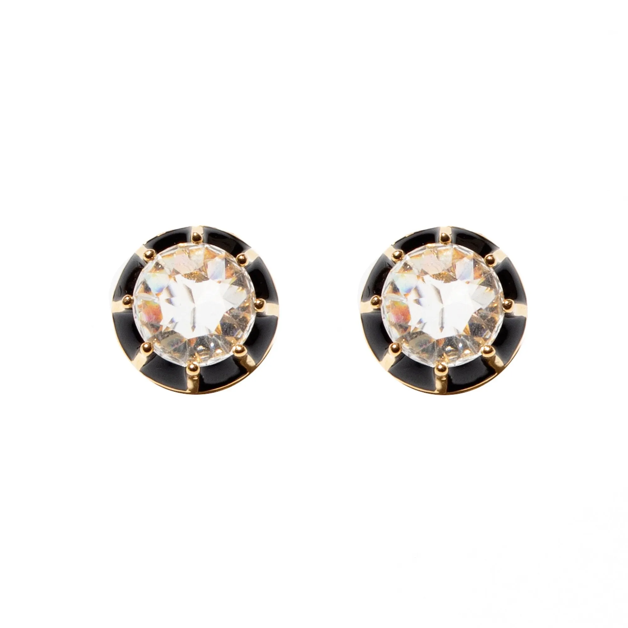 JET SPOTLIGHT STUD EARRINGS