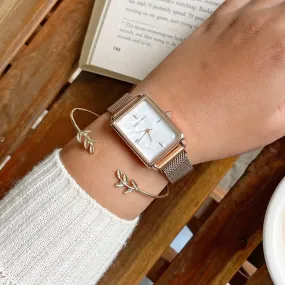 Katie Rosegold Watch Bracelet Stack