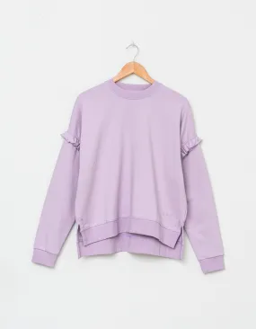 Lexi Ruffle Sweater (Lilac Fog)