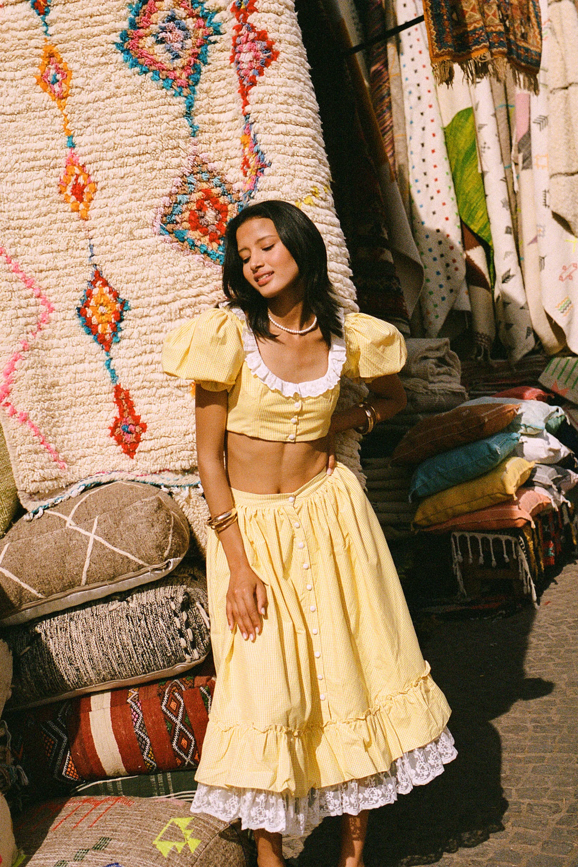 Marrakech Yellow Skirt