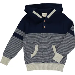 Me & Henry - Navy Hiker Hooded Sweater