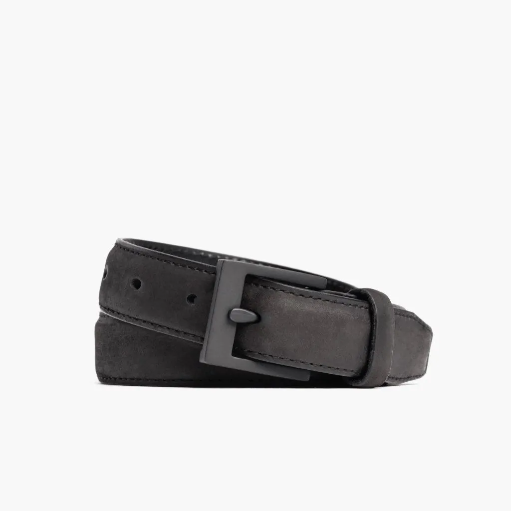 Men's Classic Leather Belt | Black Matte