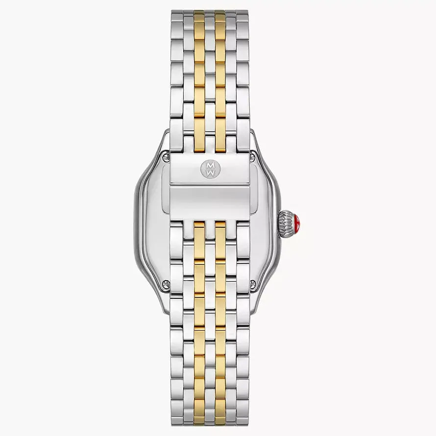 Michele Meggie Two-Tone 18K Gold-Plated Diamond Dial Watch MWW33B000009