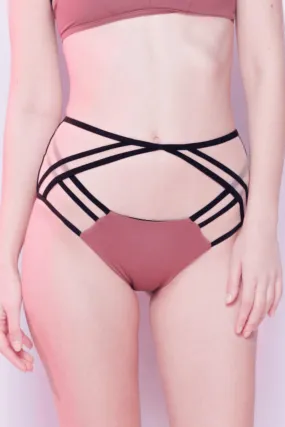 MilaKrasna Silvia Bottoms - Dark Rose