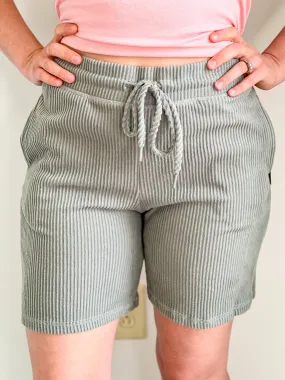 Peggy Ribbed Lounge Shorts