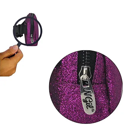 Purple Glitter NGIL Belt Bag