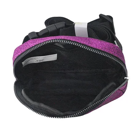 Purple Glitter NGIL Belt Bag