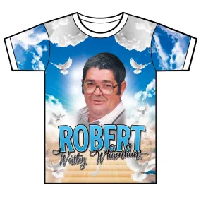 "Blue Skies" Custom Designed Memorial 3D shirt