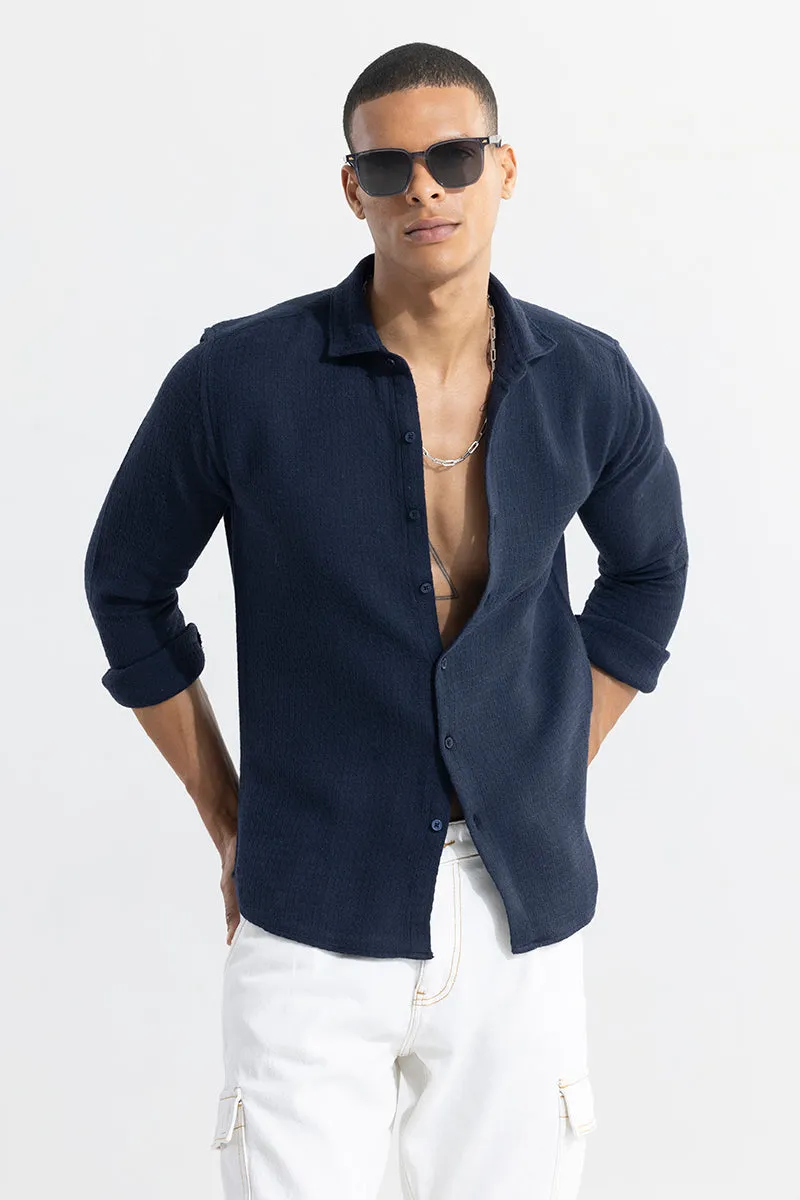 RelaxKnit Navy Shirt