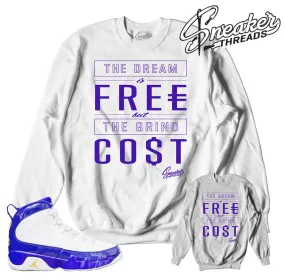 Retro 9 Concord Cost Sweater