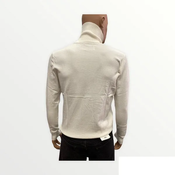 Smithy's Men's Turtleneck Sweater SW21MMA303 CREAM cream