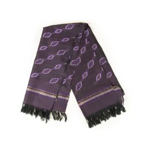 Summer Plum Dhaka Scarf