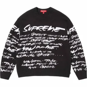 SUPREME FUTURA SWEATER-BLACK