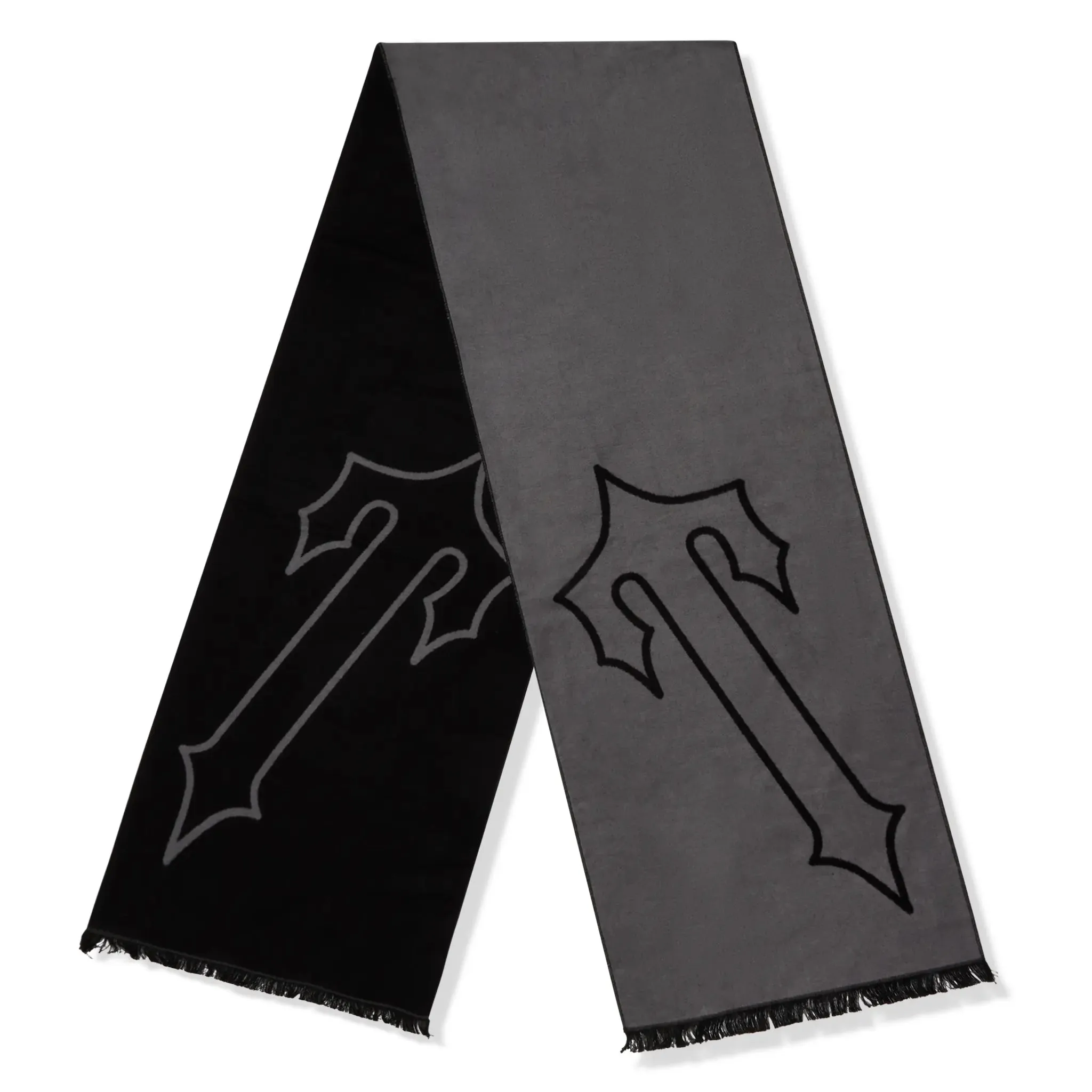 Black & Grey Trapstar Irongate T-Scarf - Premium Quality