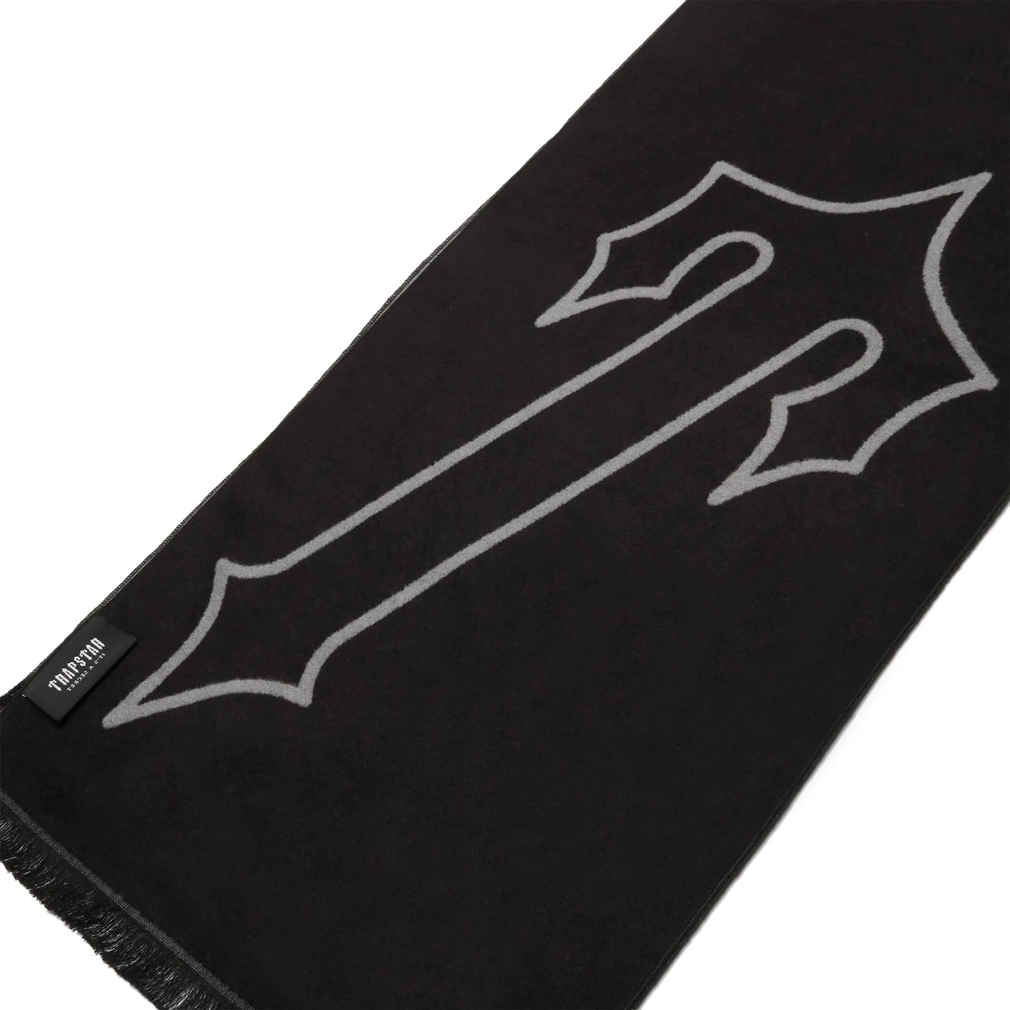 Black & Grey Trapstar Irongate T-Scarf - Premium Quality