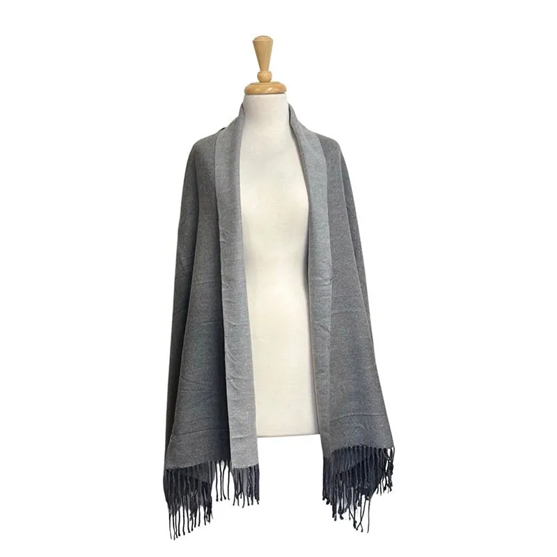 Two Tone Premium Wool Scarf