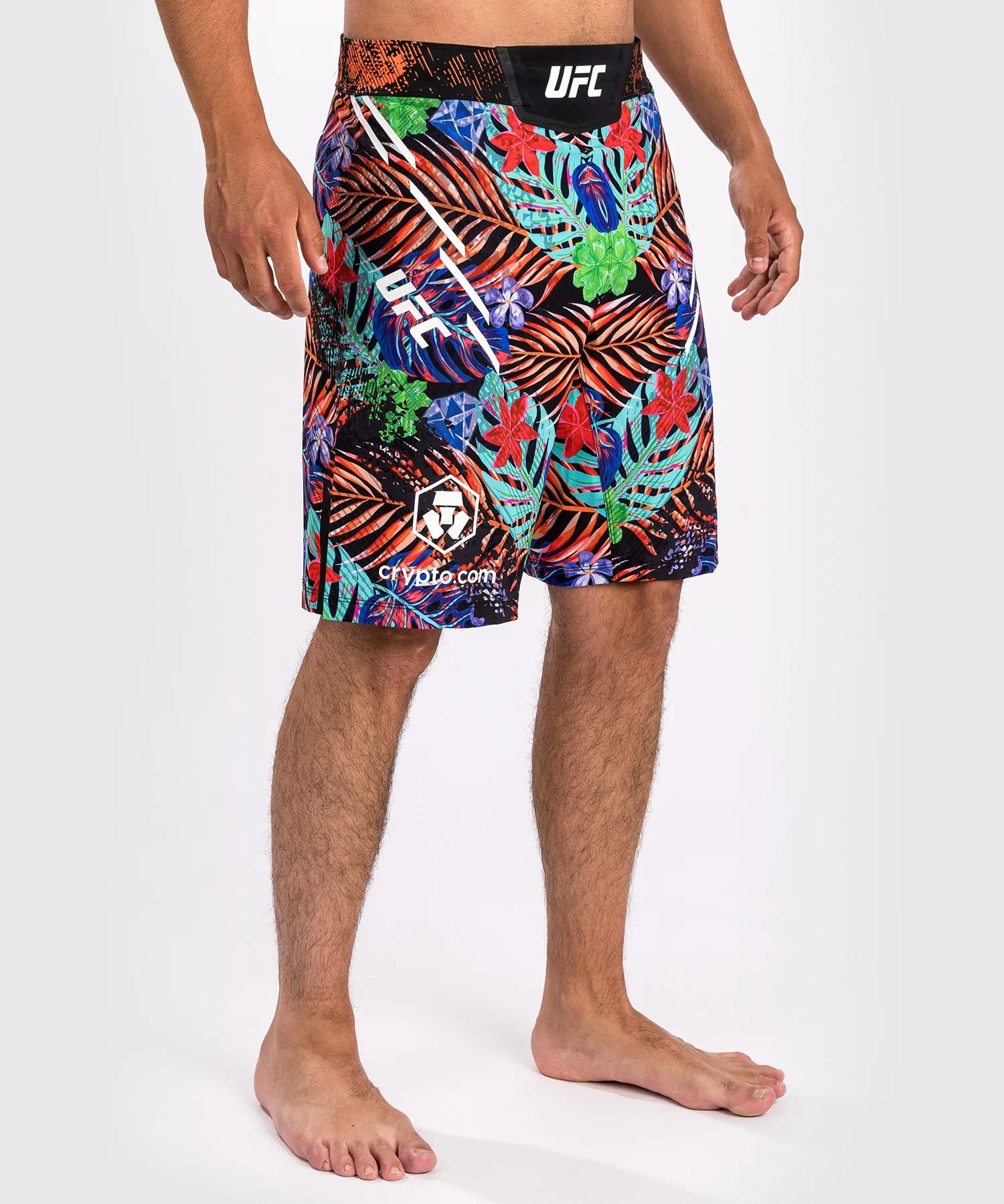 UFC Adrenaline Unrivaled by Venum Dustin Poirier Men’s Fight Short - Long Fit - Multicolor